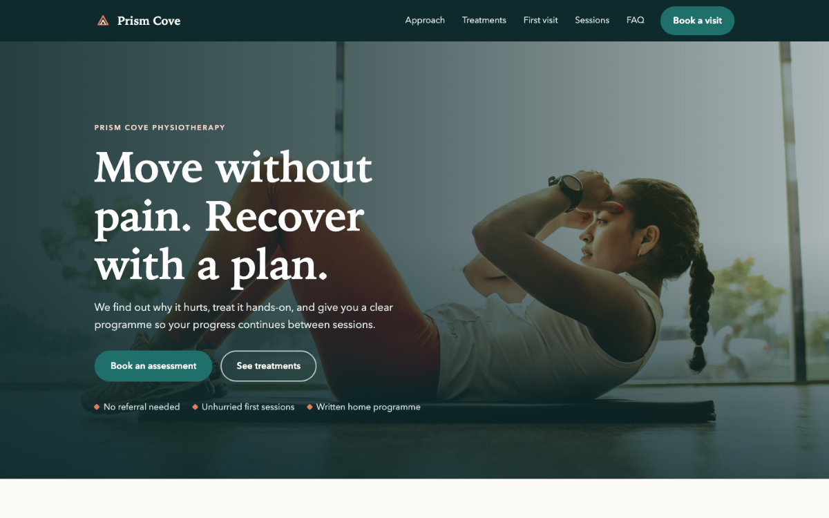Prism Cove Physiotherapist