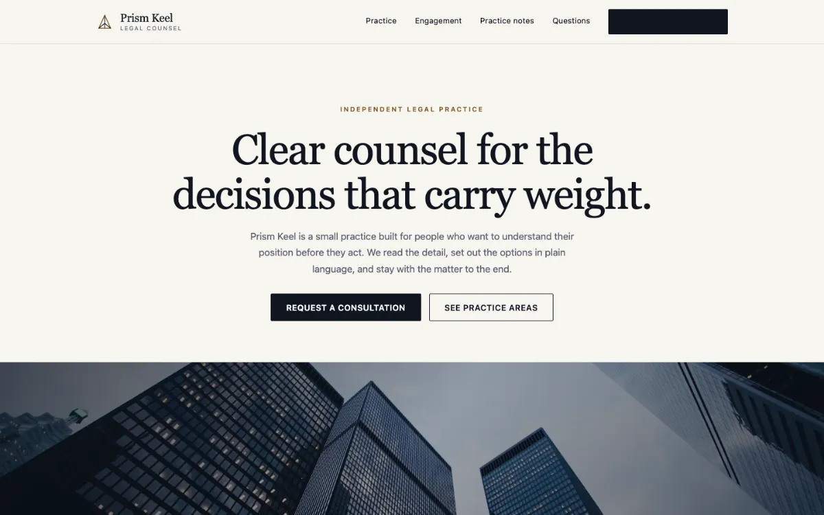 Prism Keel Lawyer