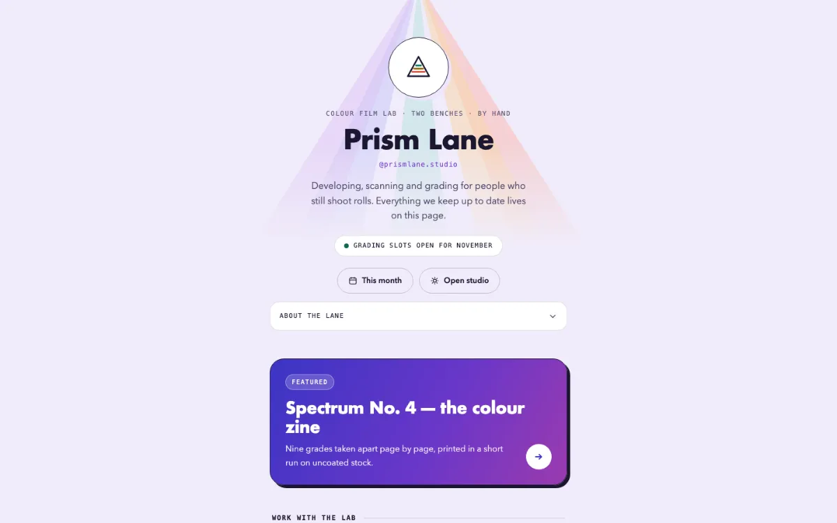Prism Lane Link In Bio