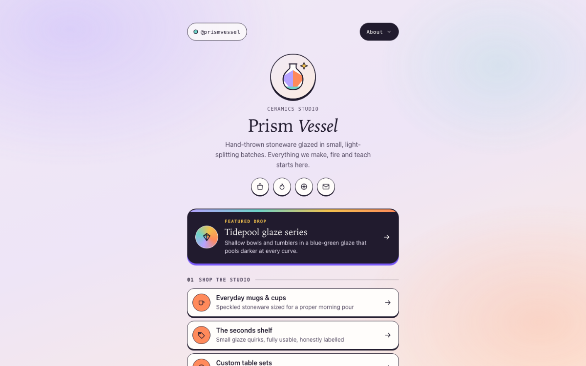 Prism Vessel Link In Bio