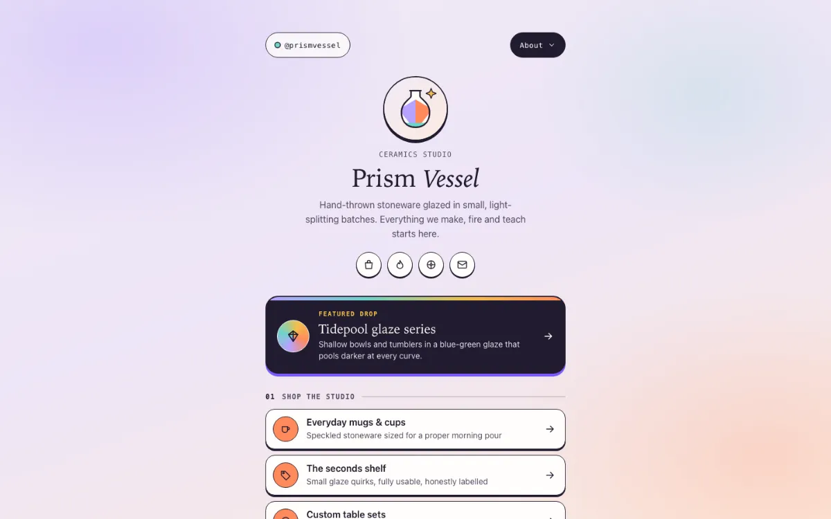 Prism Vessel Link In Bio