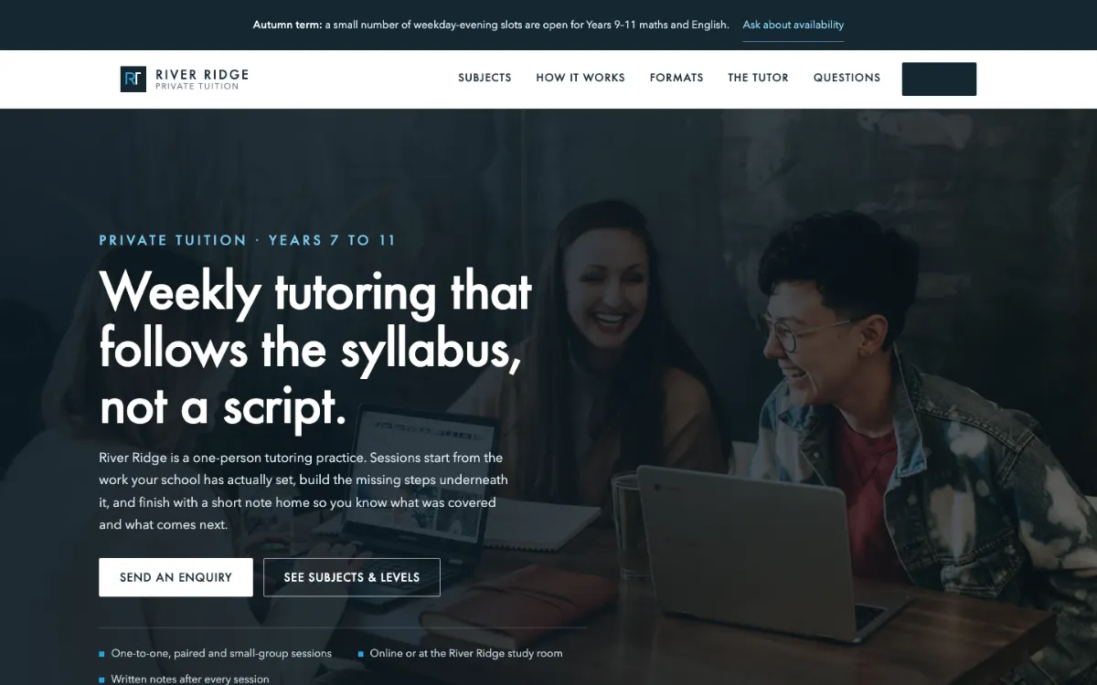 River Ridge Private Tutor
