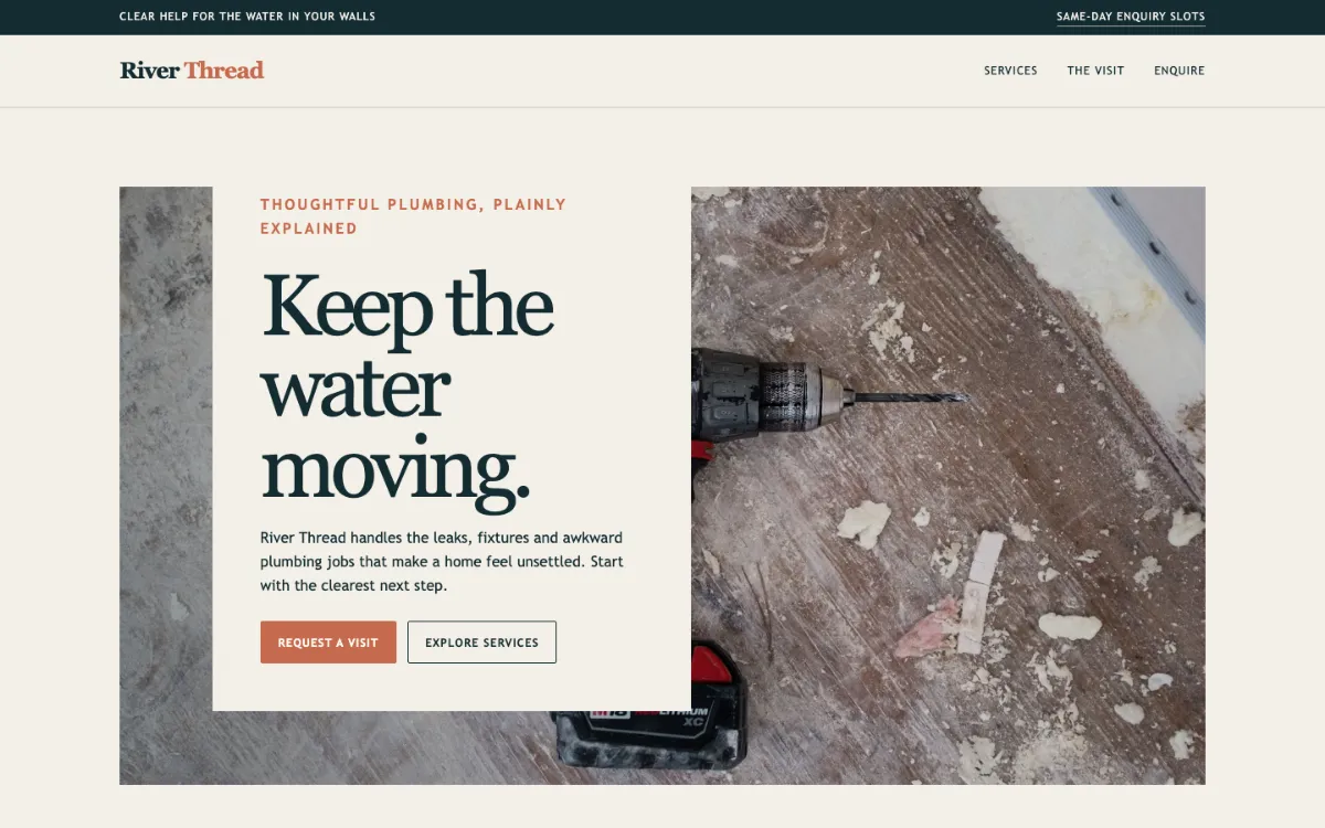 River Thread Plumber