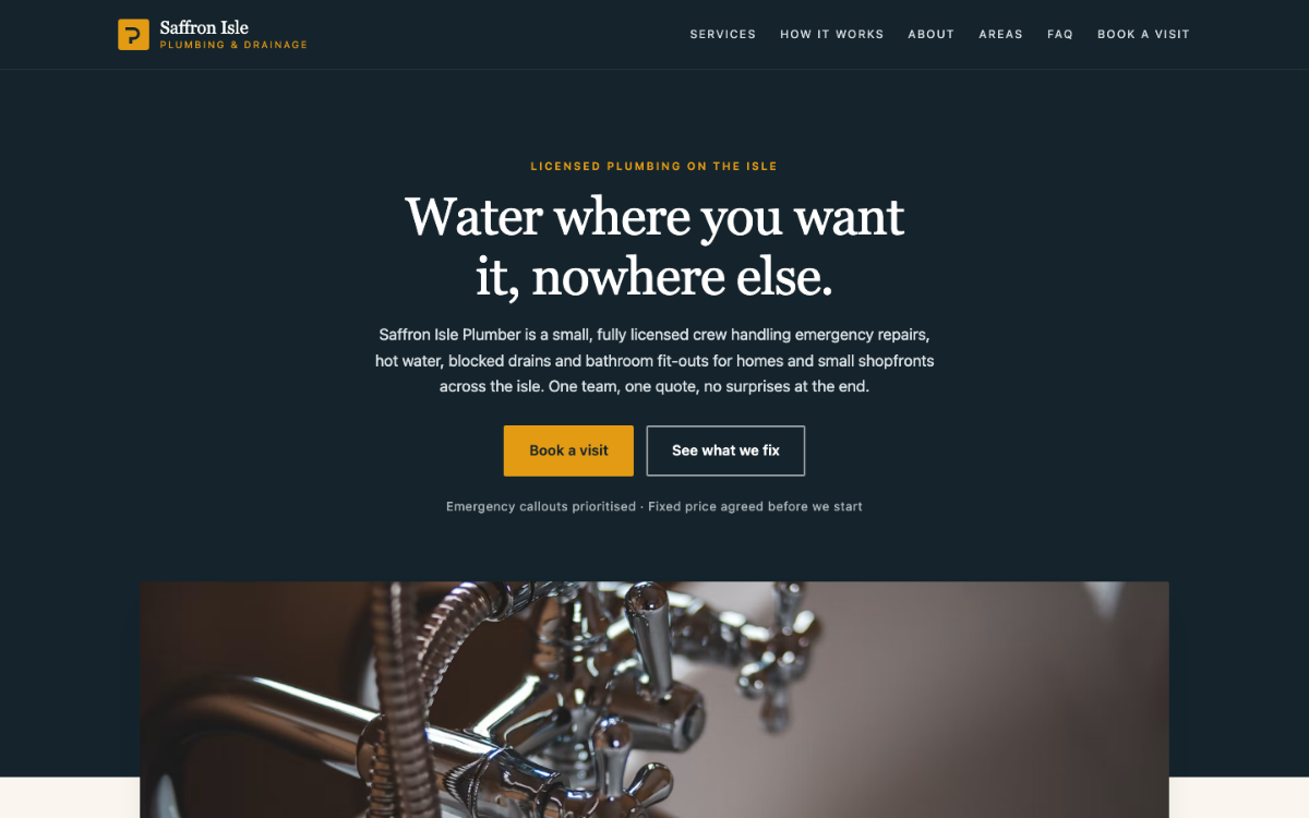Saffron Isle Plumber