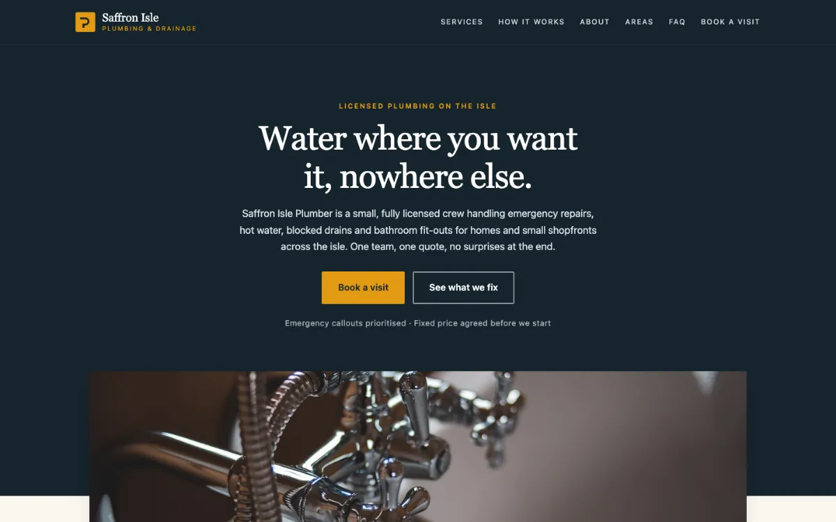 Saffron Isle Plumber