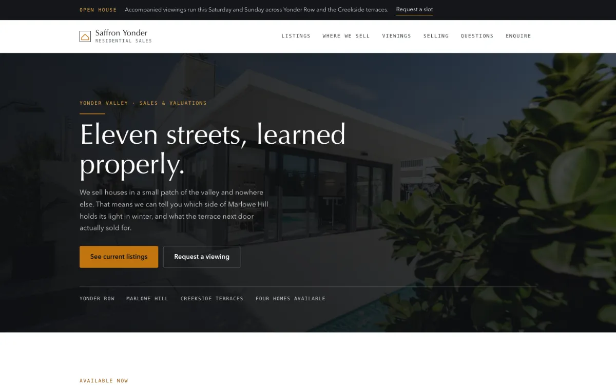 Saffron Yonder Real Estate Agent