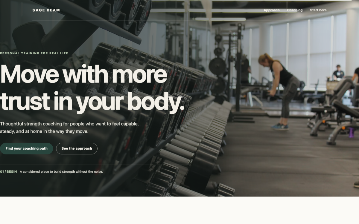 Sage Beam Personal Trainer