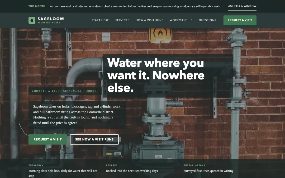 Sage Loom Plumber