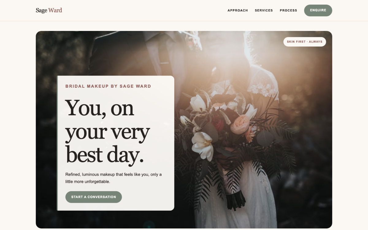 Sage Ward Bridal Makeup