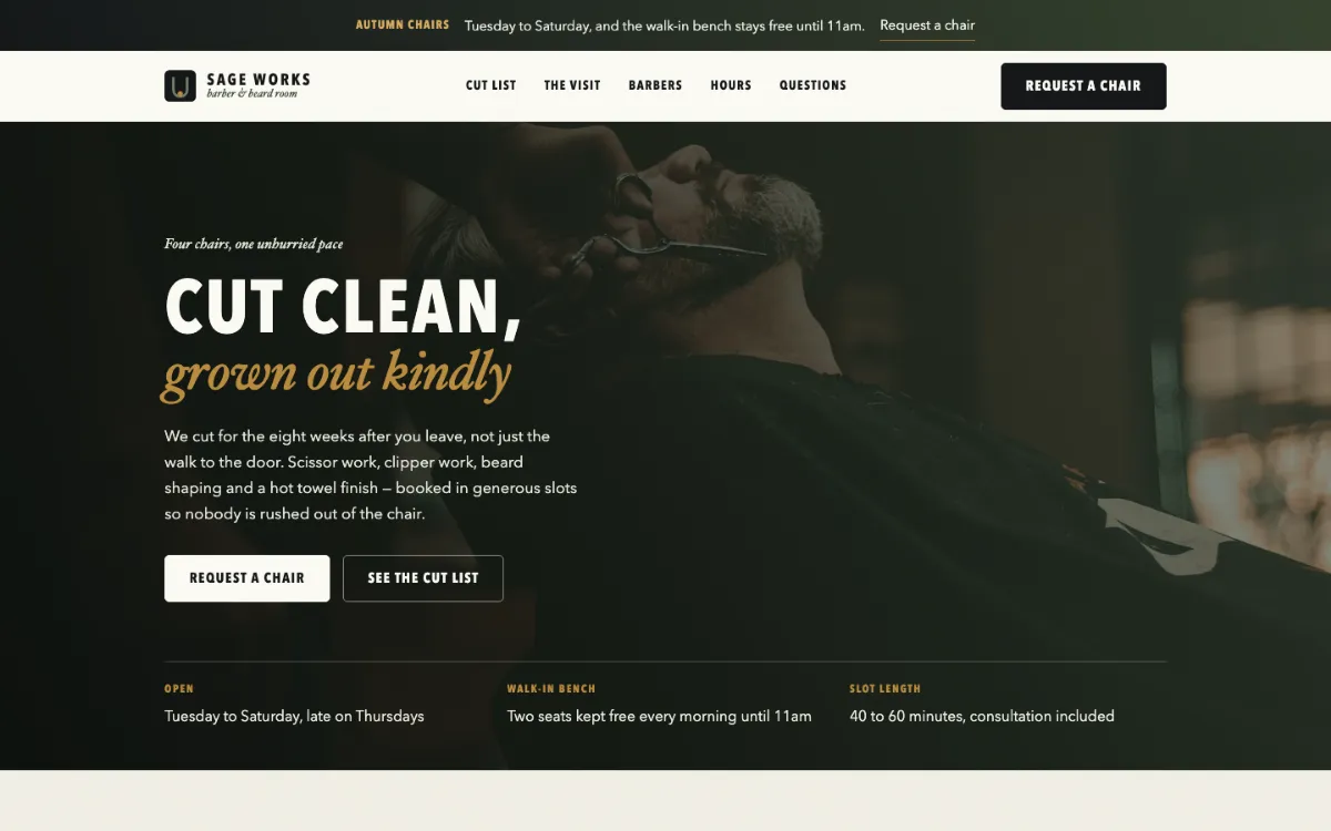 Sage Works Barber