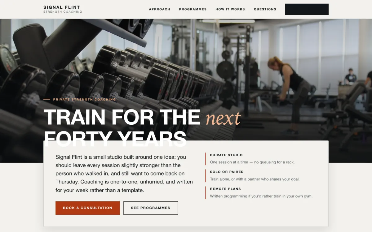 Signal Flint Personal Trainer