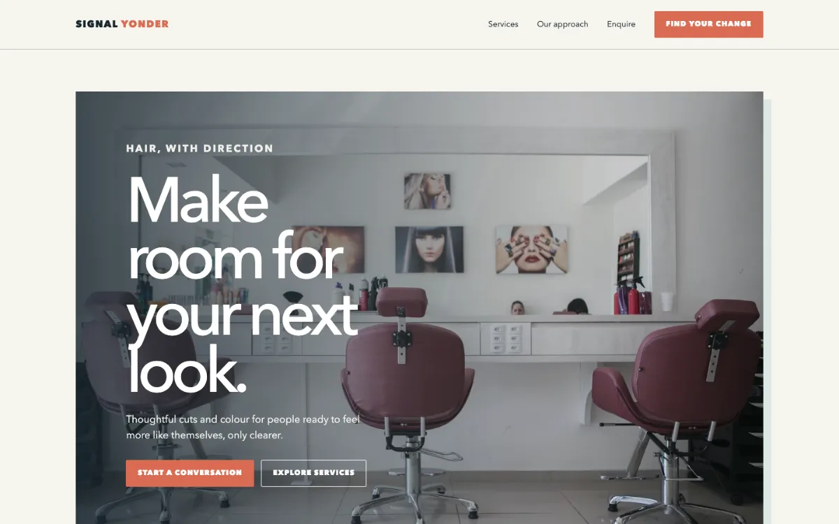 Signal Yonder Hair Salon