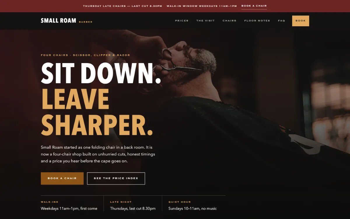 Small Roam Barber