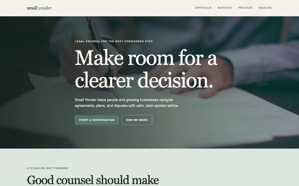 Small Yonder Lawyer