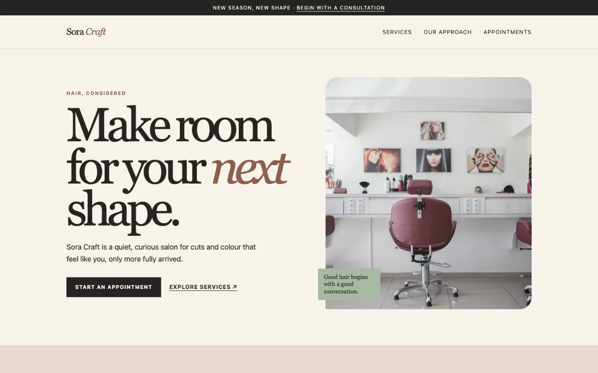 Sora Craft Hair Salon