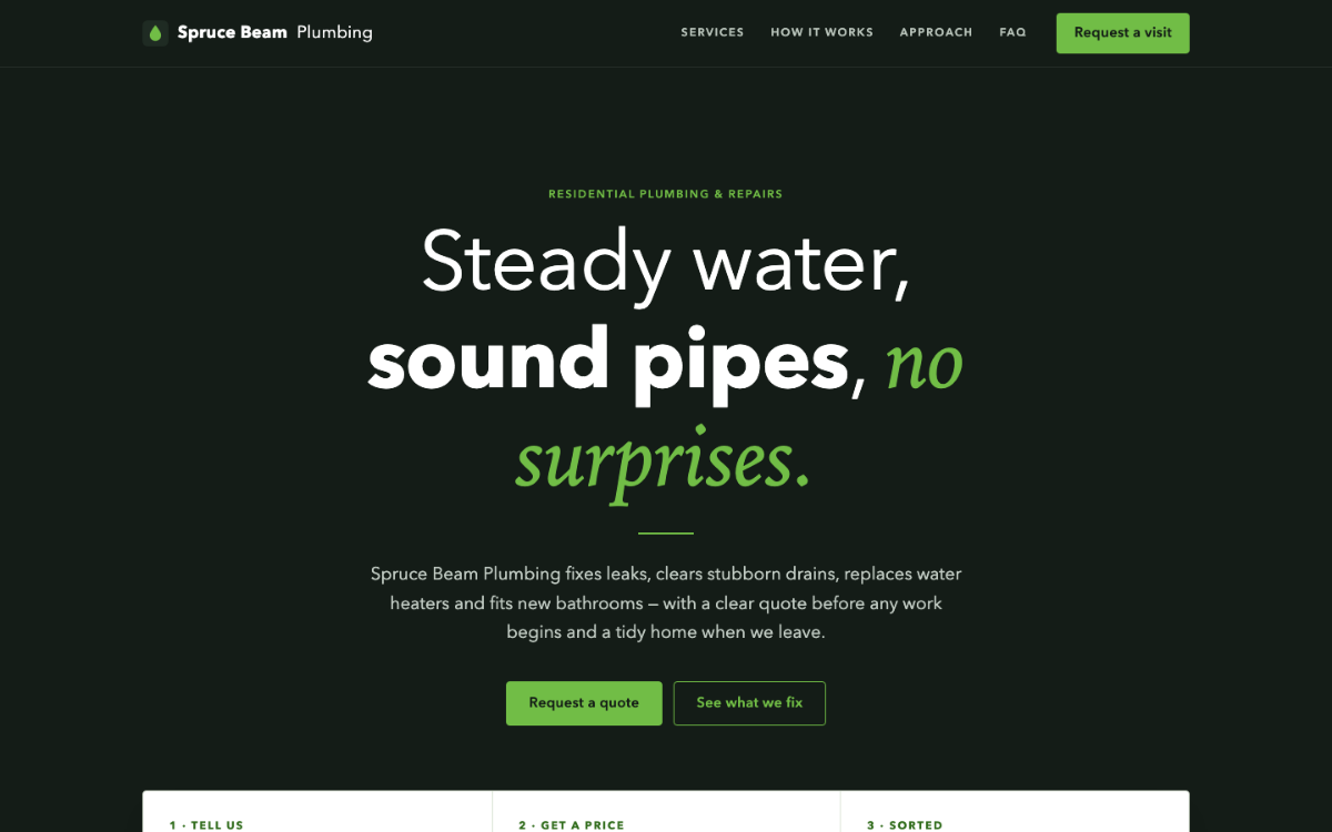 Spruce Beam Plumber