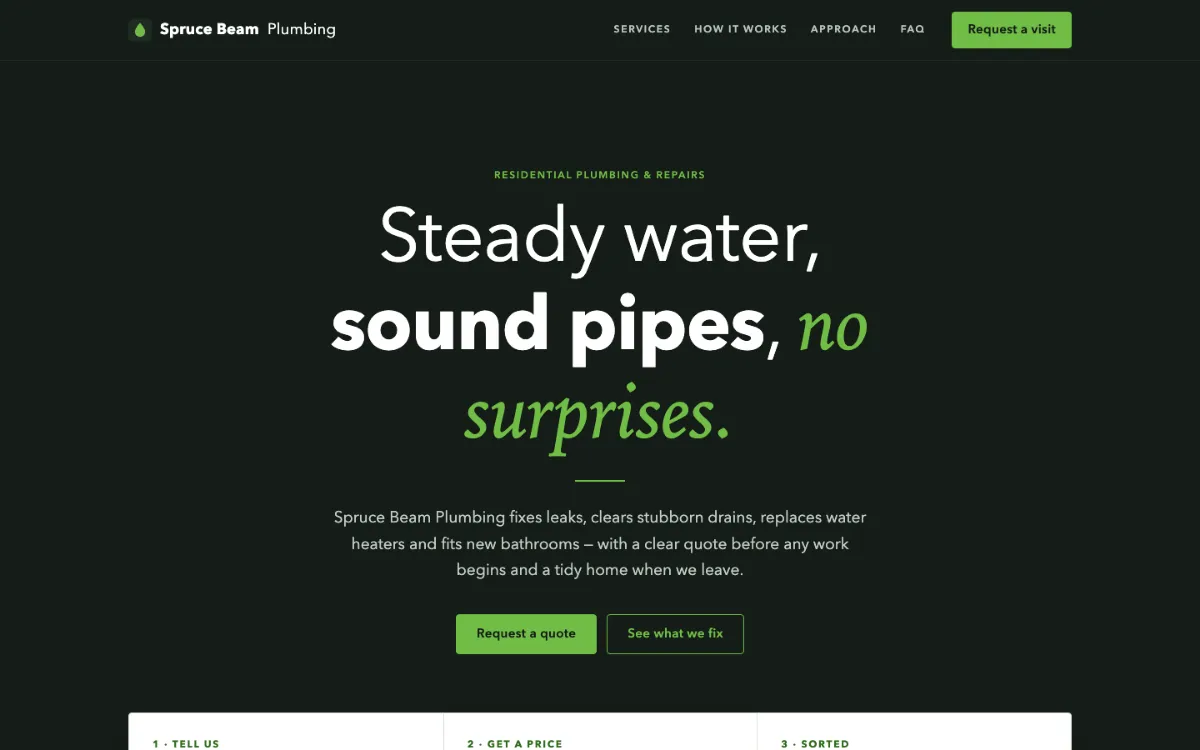 Spruce Beam Plumber