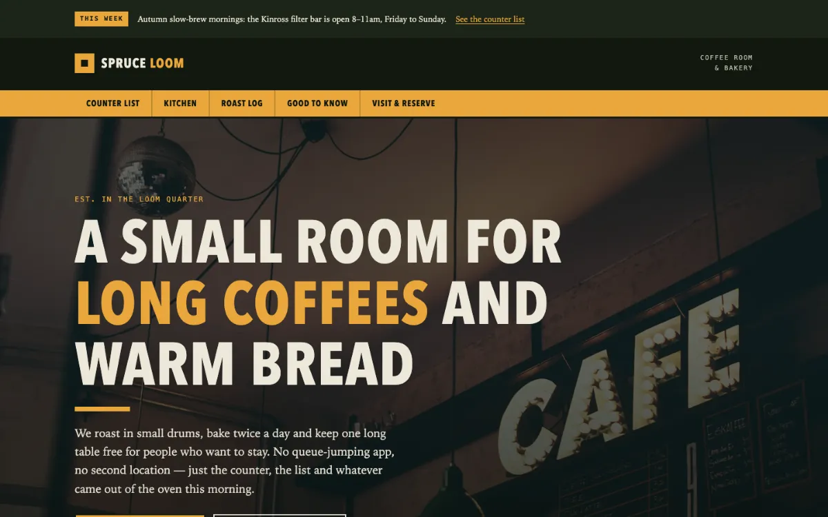 Spruce Loom Cafe