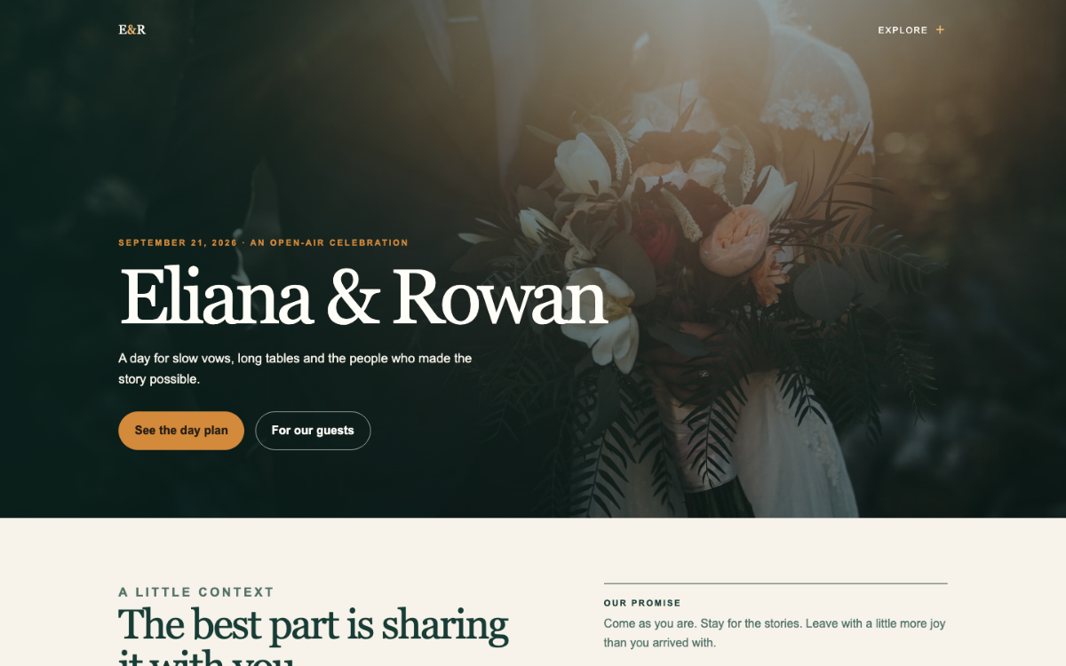 Spruce Paper Wedding