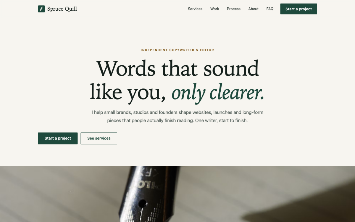 Spruce Quill Freelancer