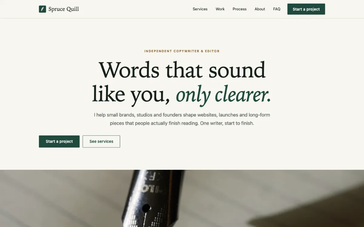 Spruce Quill Freelancer