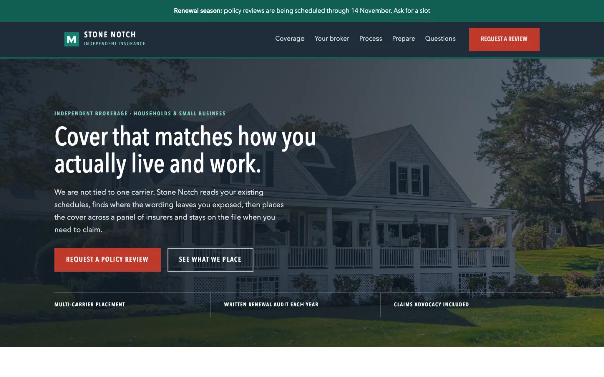 Stone Notch Insurance Agent