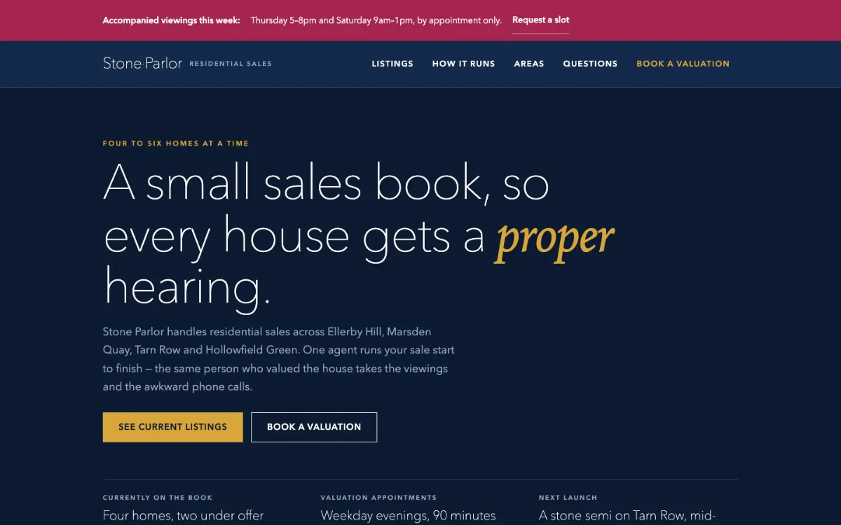 Stone Parlor Real Estate Agent