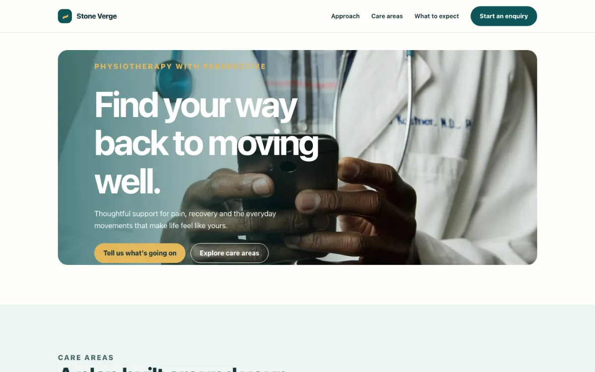 Stone Verge Physiotherapist