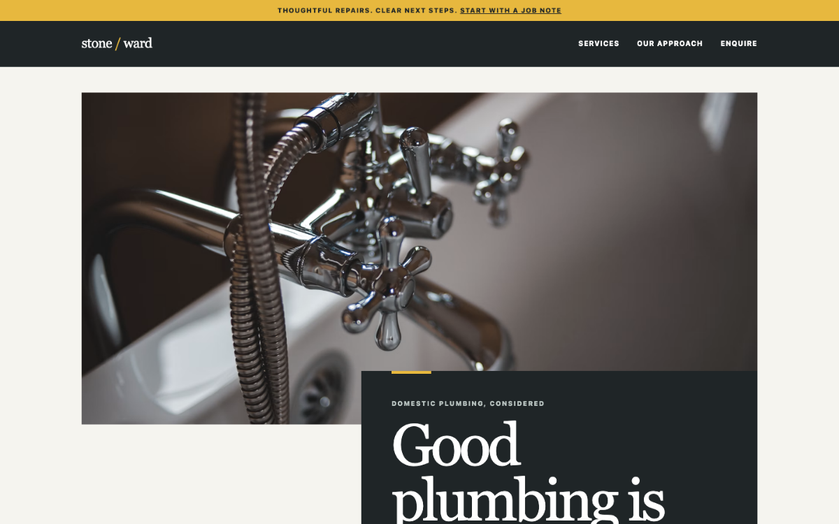 Stone Ward Plumber
