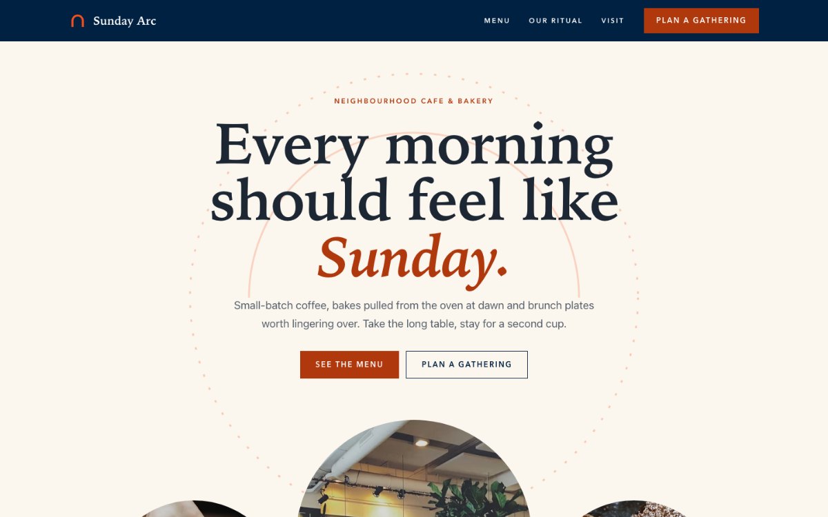 Sunday Arc Cafe