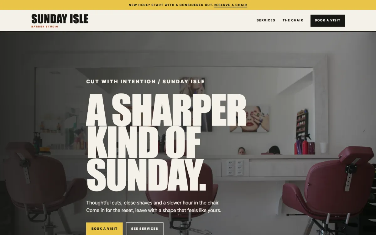 Sunday Isle Barber