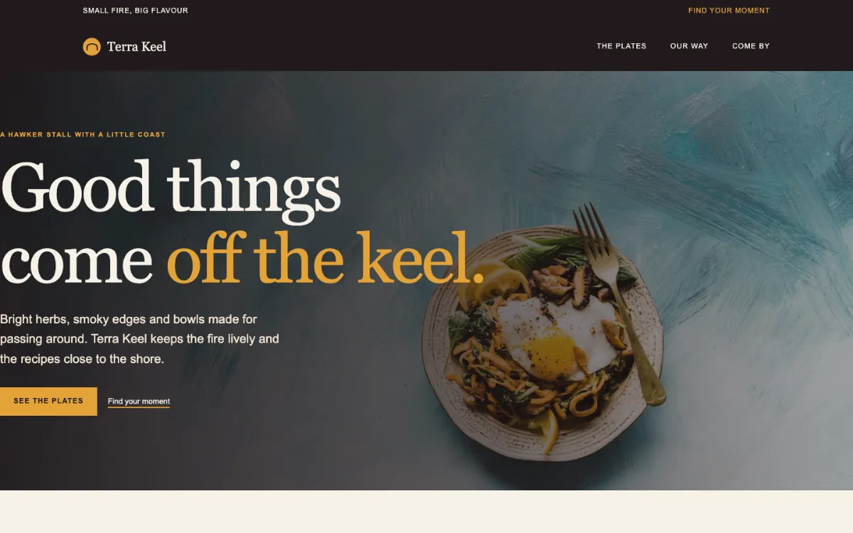 Terra Keel Hawker Stall