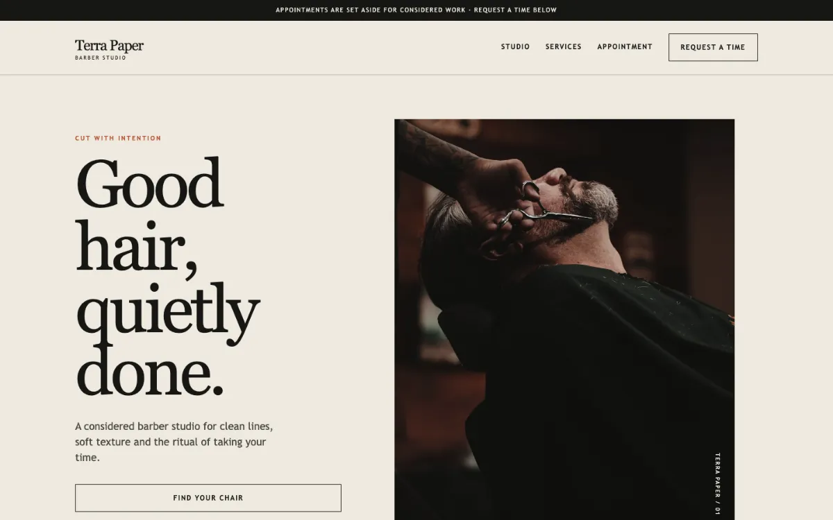 Terra Paper Barber
