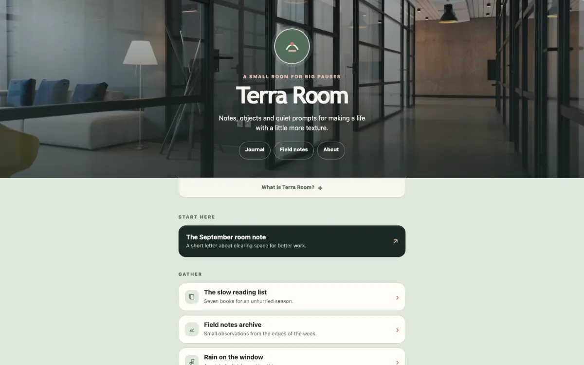 Terra Room Link In Bio