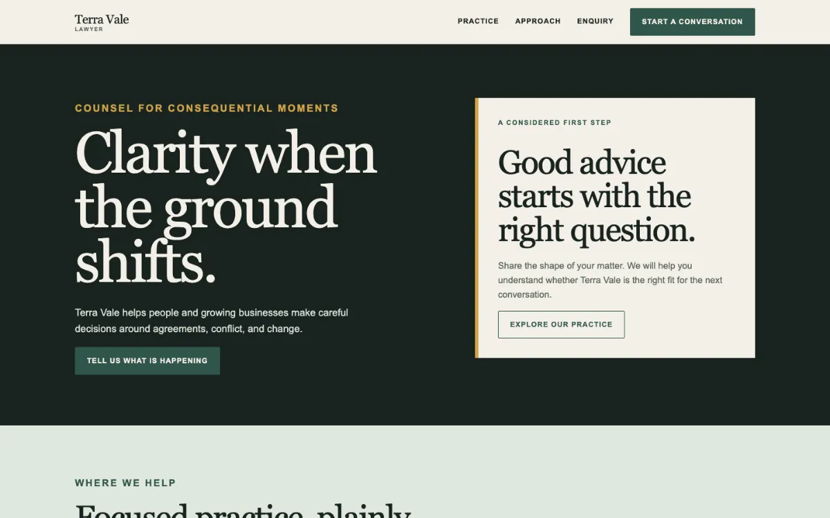 Terra Vale Lawyer