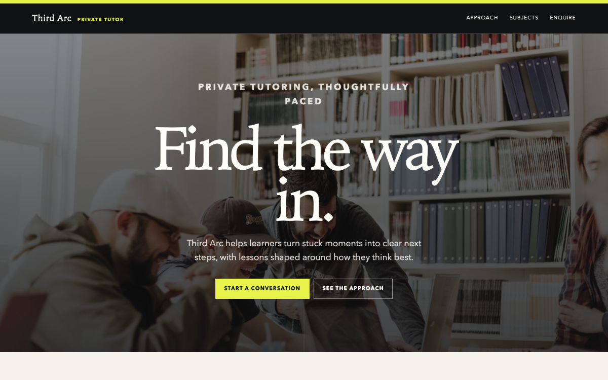 Third Arc Private Tutor