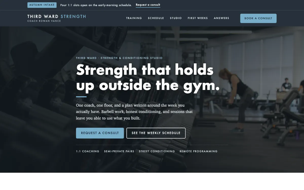 Third Ward Personal Trainer