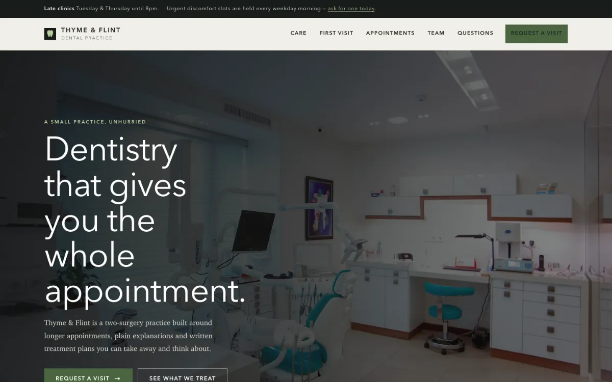 Thyme Flint Dentist
