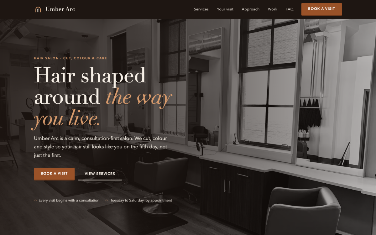 Umber Arc Hair Salon