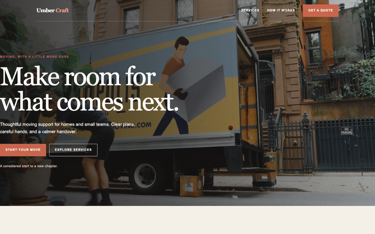 Umber Craft Movers