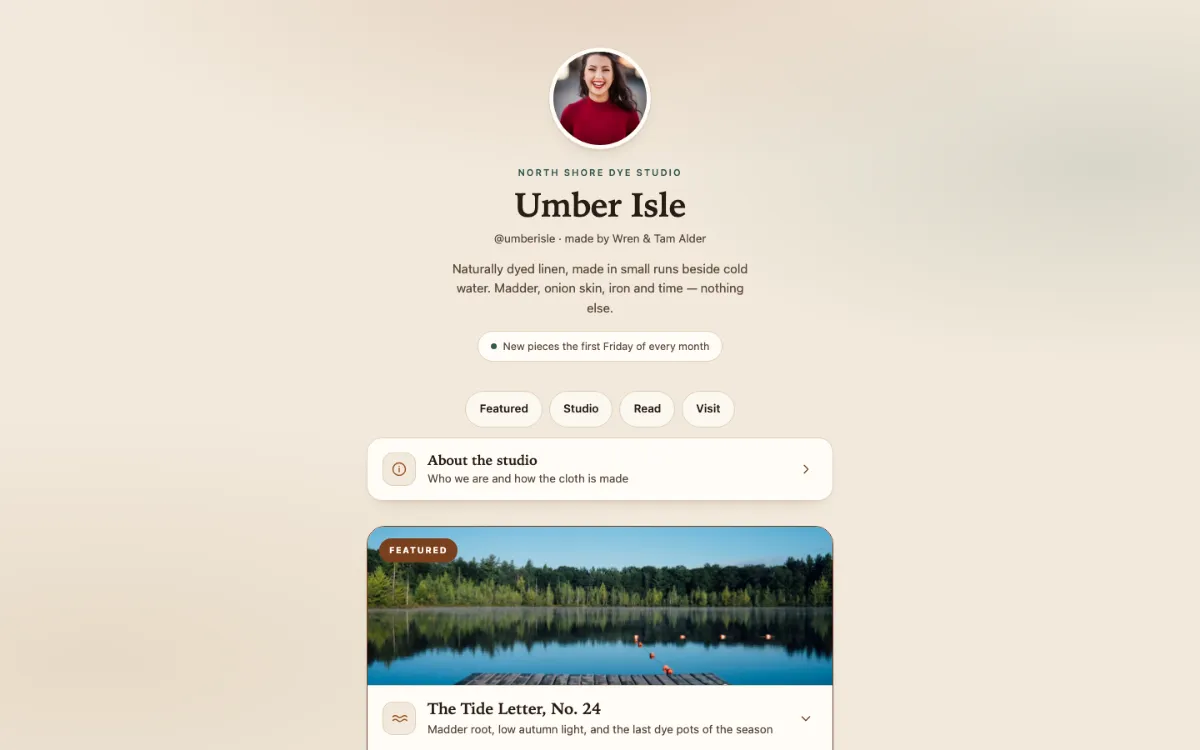 Umber Isle Link In Bio