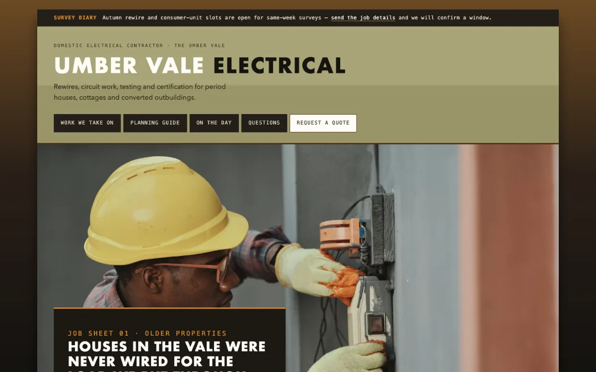 Umber Vale Electrician