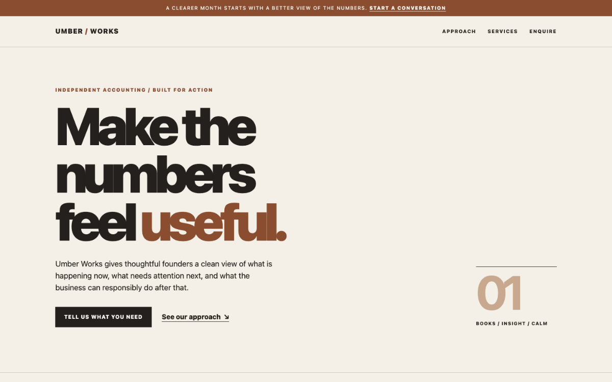 Umber Works Accountant
