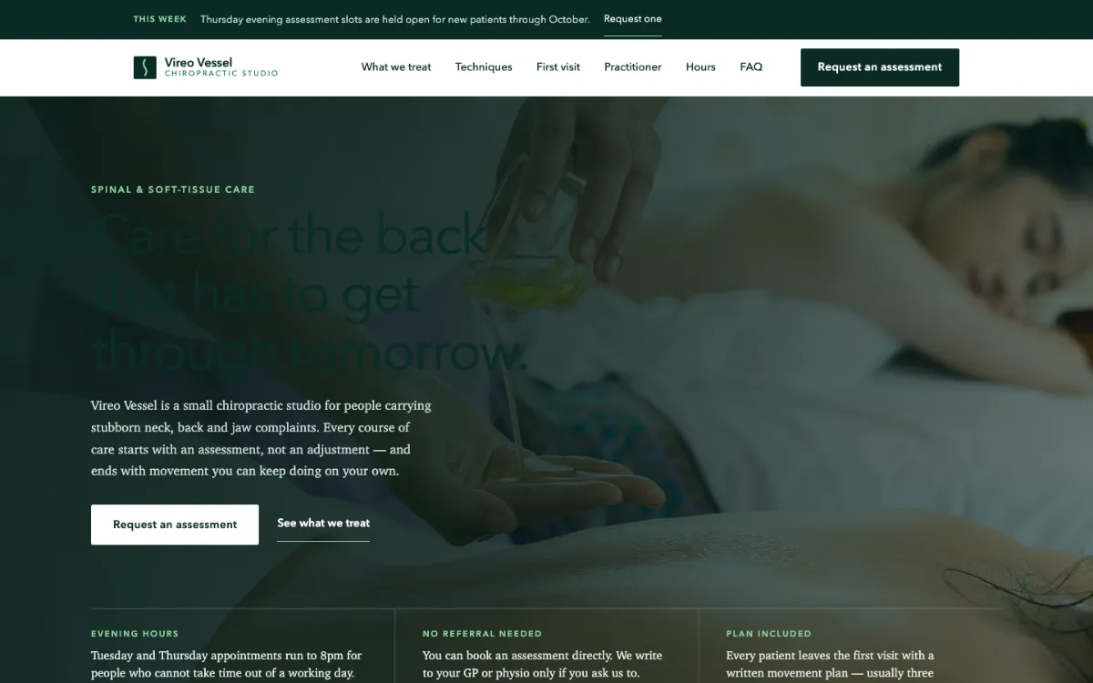 Vireo Vessel Chiropractor