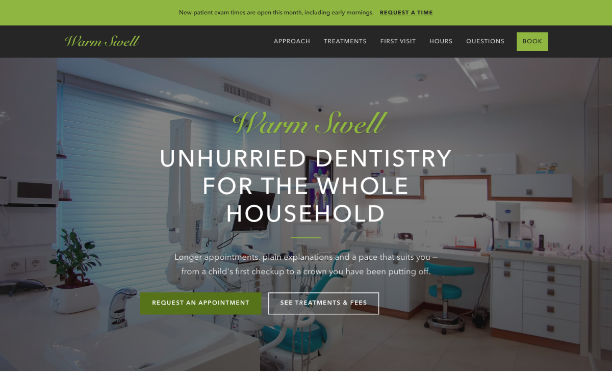 Warm Swell Dentist