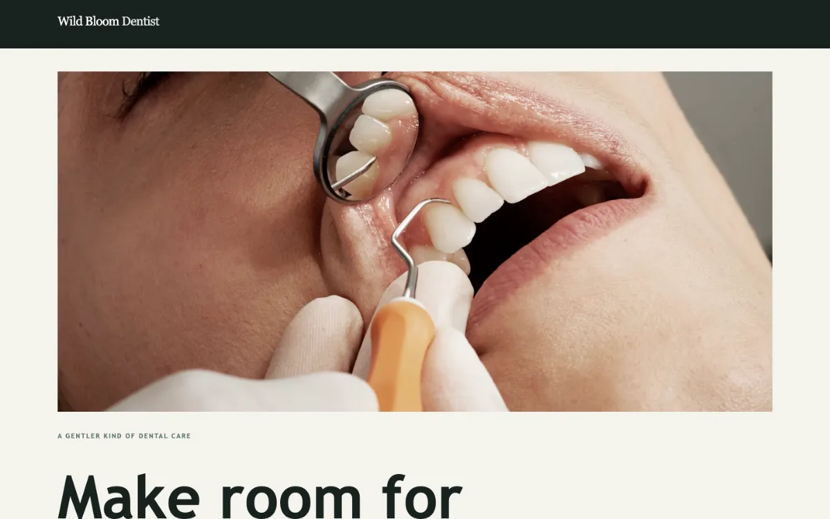 Wild Bloom Dentist