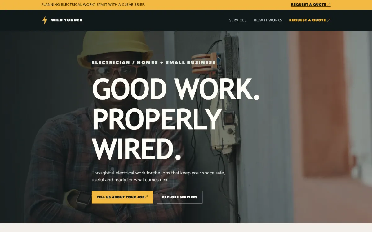 Wild Yonder Electrician