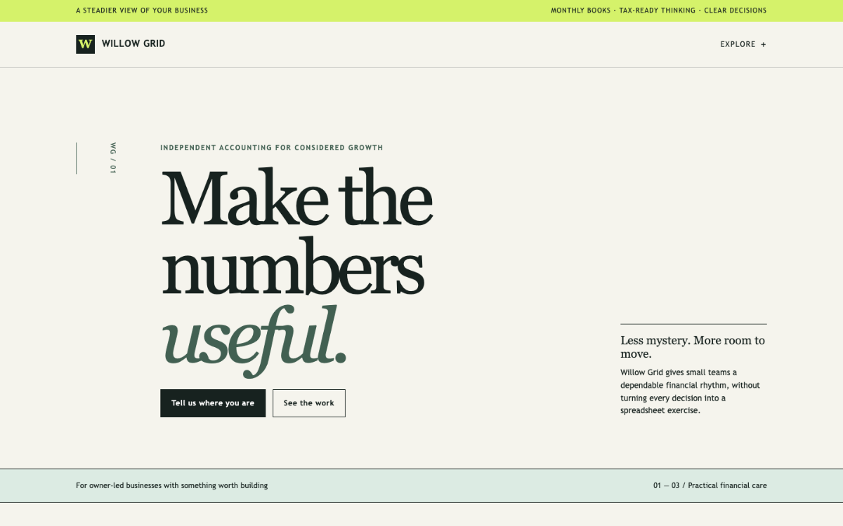Willow Grid Accountant