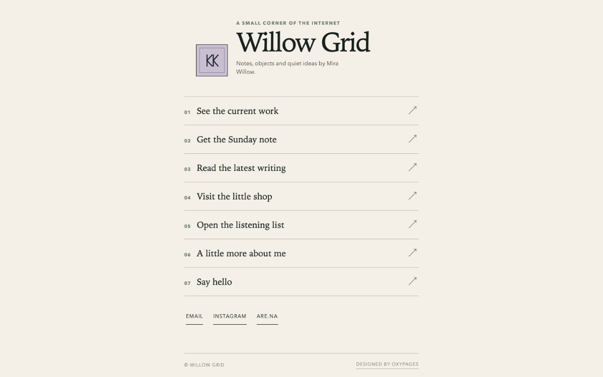 Willow Grid Link In Bio