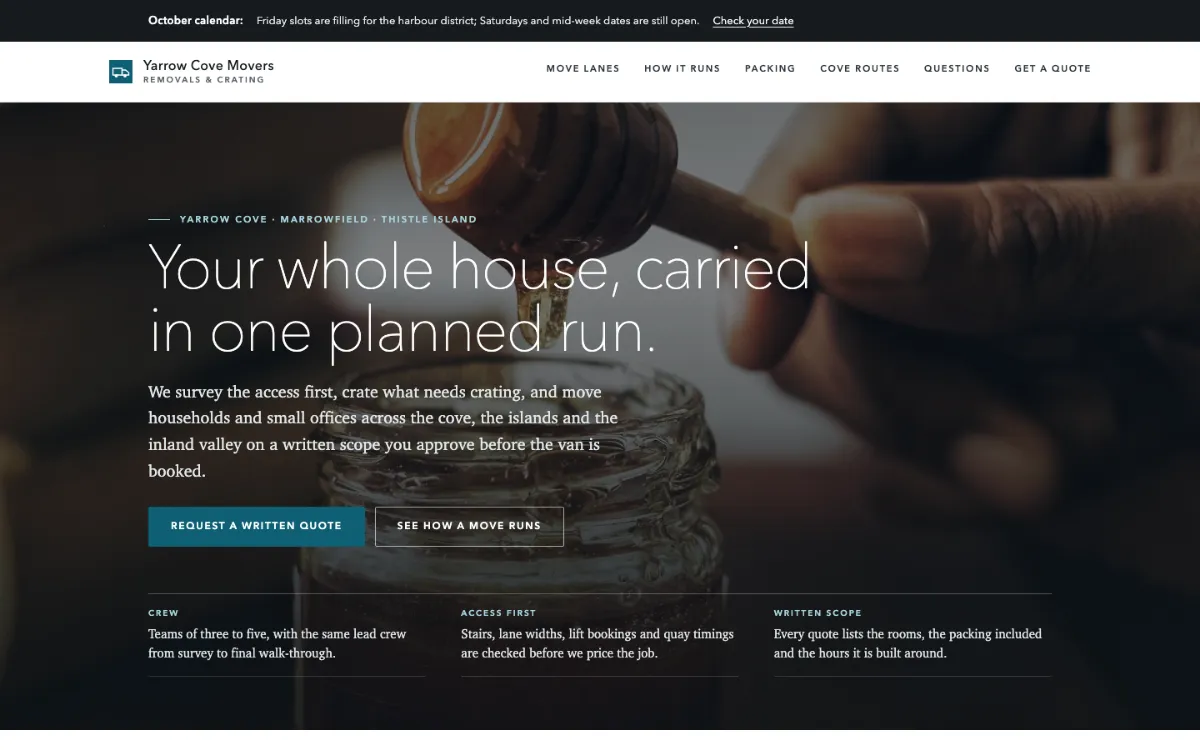 Yarrow Cove Movers